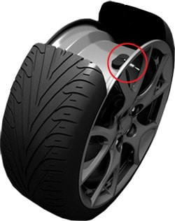 Вентиль с датчиком ParkMaster 06 для систем контроля давления в шинах TPMS