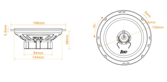 Автоакустика AMP MASS 652 Автоакустика AMP MASS 652