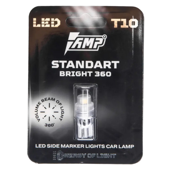 Светодиод габаритный AMP 360 StandartBright T10