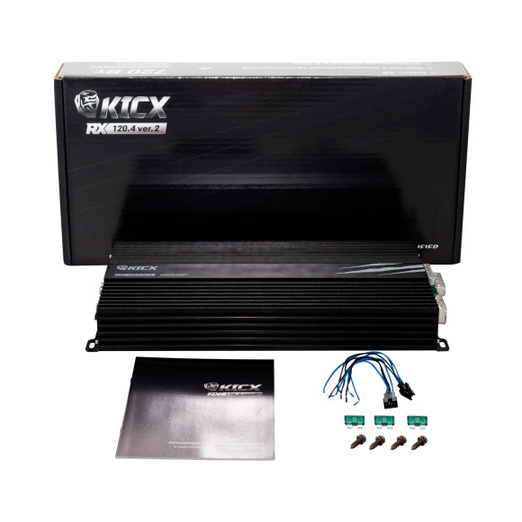Автомобильный усилитель Kicx RX 120.4 ver.2