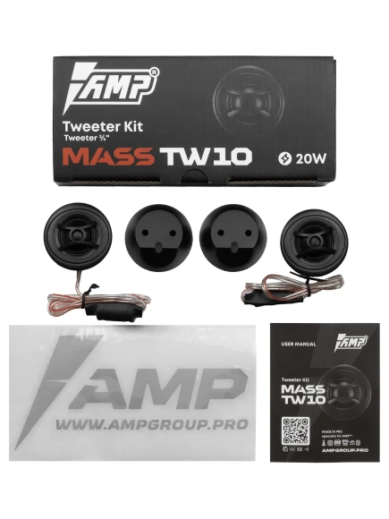 Автоакустика AMP MASS TW10