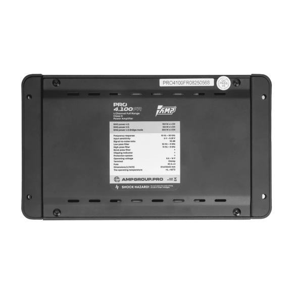 Автомобильный усилитель AMP PRO 4.100FR Автомобильный усилитель AMP PRO 4.100FR