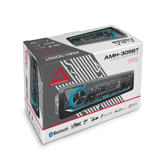 Автомагнитола Aura AMH-305BT