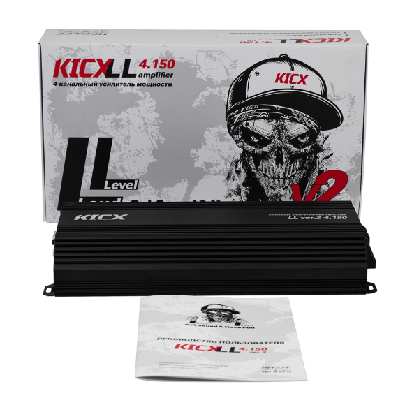 Автомобильный усилитель Kicx LL ver.2 4.150 Автомобильный усилитель Kicx LL ver.2 4.150
