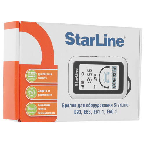 Брелок для сигнализации StarLine E93, 91.1 ЖК вертикальный дисплей Брелок для сигнализации StarLine E93, 91.1 ЖК вертикальный дисплей