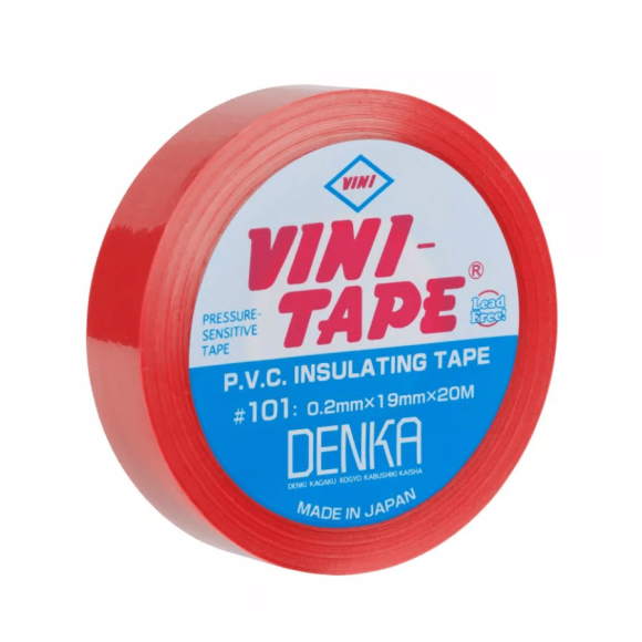 Изолента DENKA #102 0,15х3/4x10Y красная Изолента DENKA #102 0,15х3/4x10Y красная