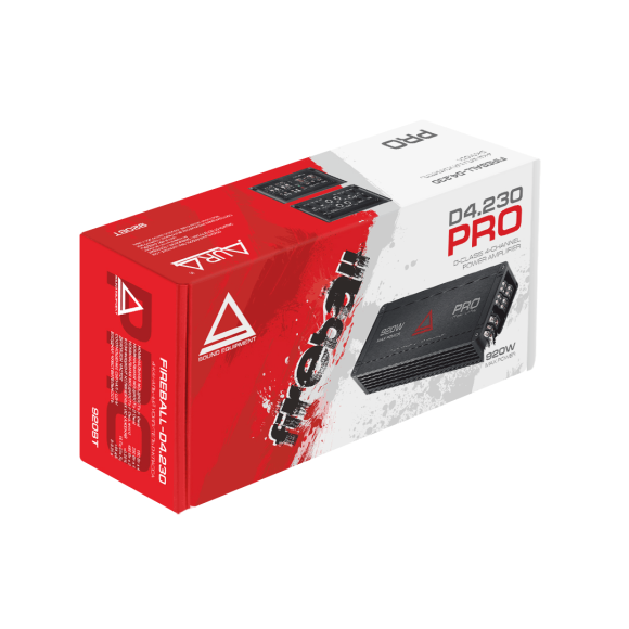 Автомобильный усилитель Aura FIREBALL-D4.230 PRO