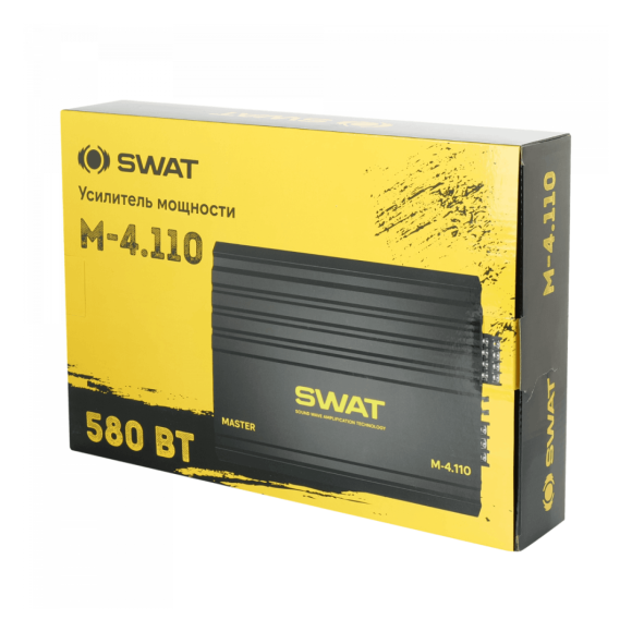 Автомобильный усилитель Swat M 4.110 Автомобильный усилитель Swat M 4.110