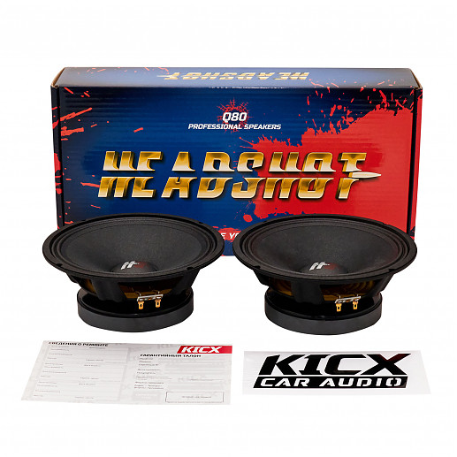 Автоакустика Kicx HeadShot Q80 Автоакустика Kicx HeadShot Q80