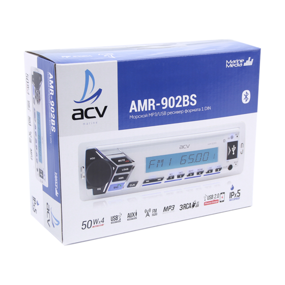 Морская магнитола ACV AMR-902BS