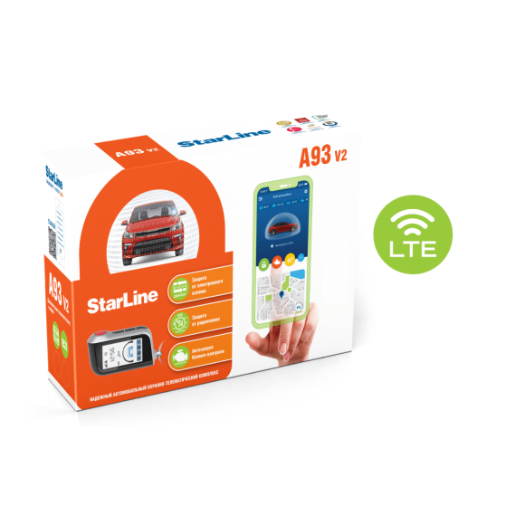 Сигнализация с автозапуском StarLine A93 V2 LTE Сигнализация с автозапуском StarLine A93 V2 LTE