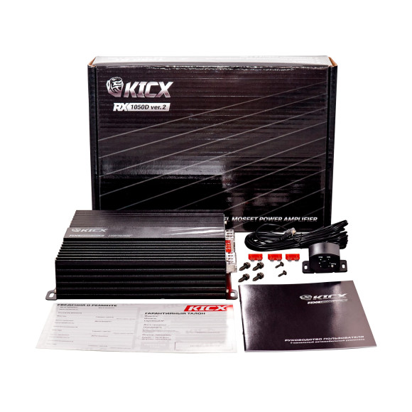 Автомобильный усилитель Kicx RX 1050D ver.2