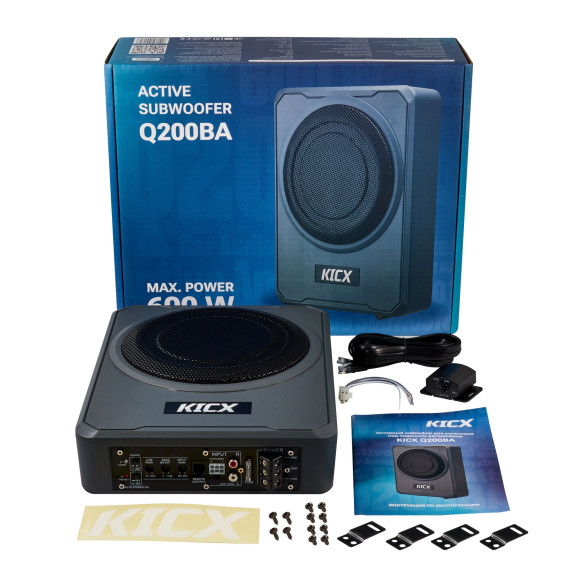 Автомобильный сабвуфер Kicx Q200BA